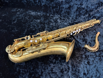 Yamaha YTS-23 Tenor Saxophone – Raw Brass with Fresh SQ Overhaul, Serial #010848A